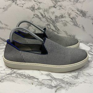 Rothy's Black and White Slip-On Sneakers